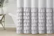 Melanie Ruffled Cotton Shower Curtain - Second Medium