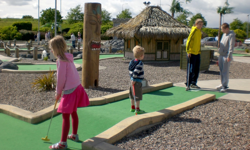 Image 7: Golf and Paintball Shots with Slush Drink at Adventure Golf Island
