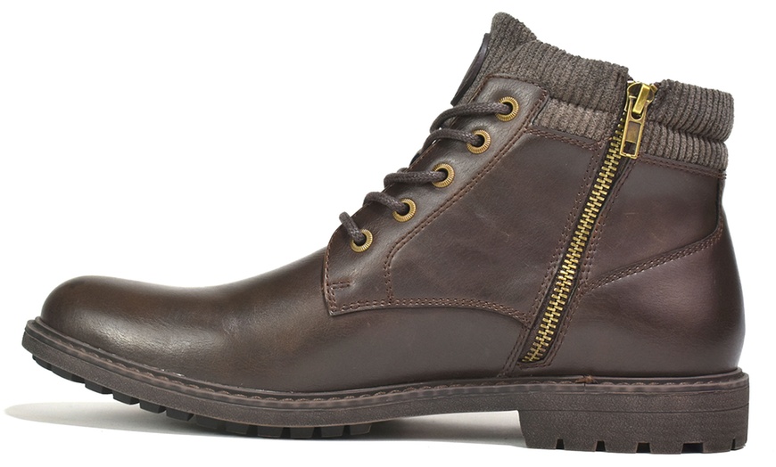 Image 32: Men's Lace Up Ankle Boots