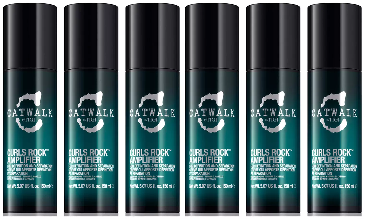 Hasta 6 cremas potenciadoras de rizos Tigi Cat Walk Curls Rock Amplifier 150 ml - Primary Image