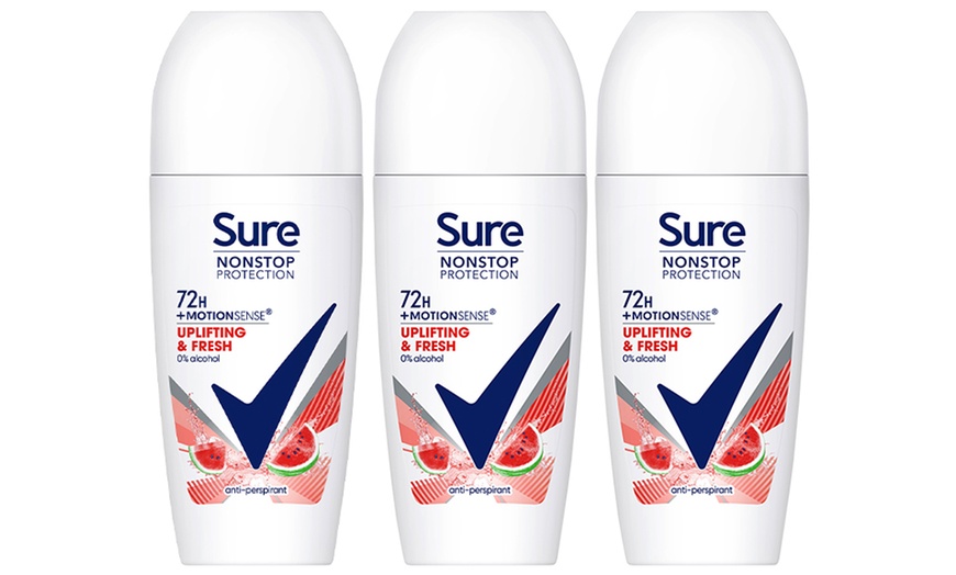 Image 8: Sure Non-Stop Protection Deodorant Roll-On 72H Motion Sense 50ml