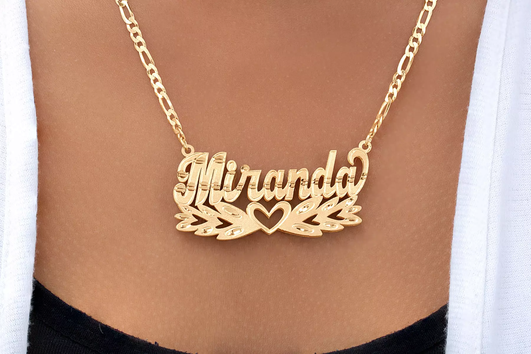Custom Name Necklace Double Plated (Up to 75% Off)