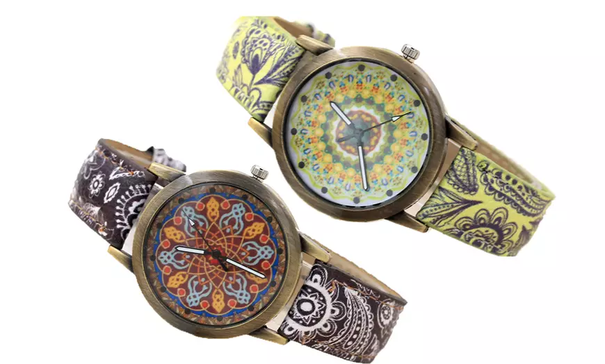 Image 8: Mandala horloges