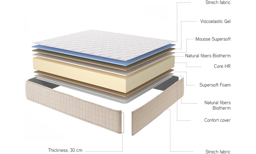 Image 8: Matras van HR-schuim