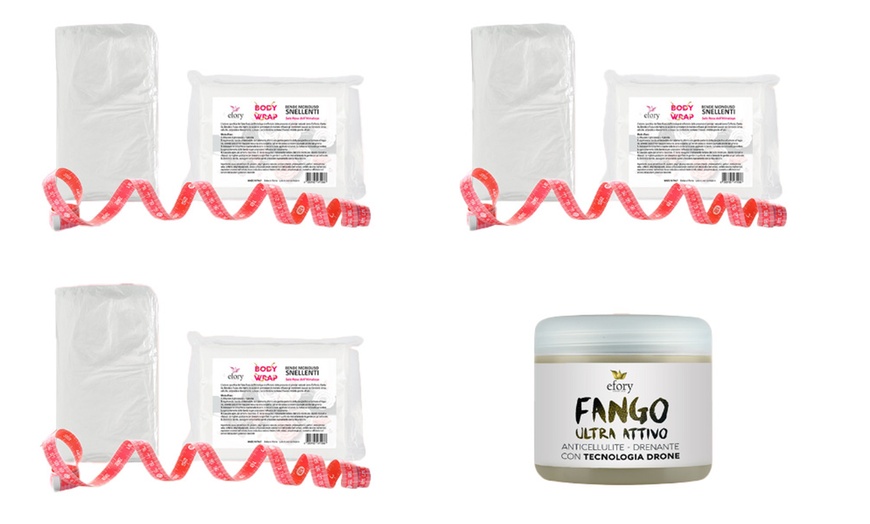 Image 4: Kit dimagrimento con Fango e bende drenanti Efory Cosmetics