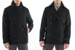 Alpine Swiss Men's Mason Classic Wool Blend Double Breasted Pea Coat - Second Medium