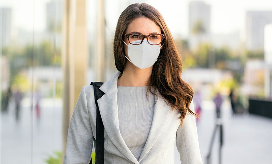 Image 3: Face Masks with Sanitising Spray