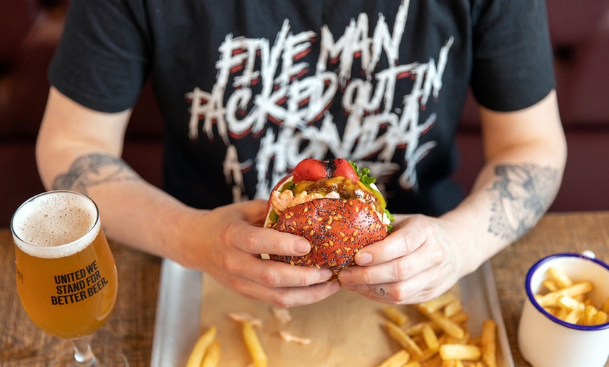 Image 5: BrewDog Burger and Fries with Beer or Cocktail for One or Two