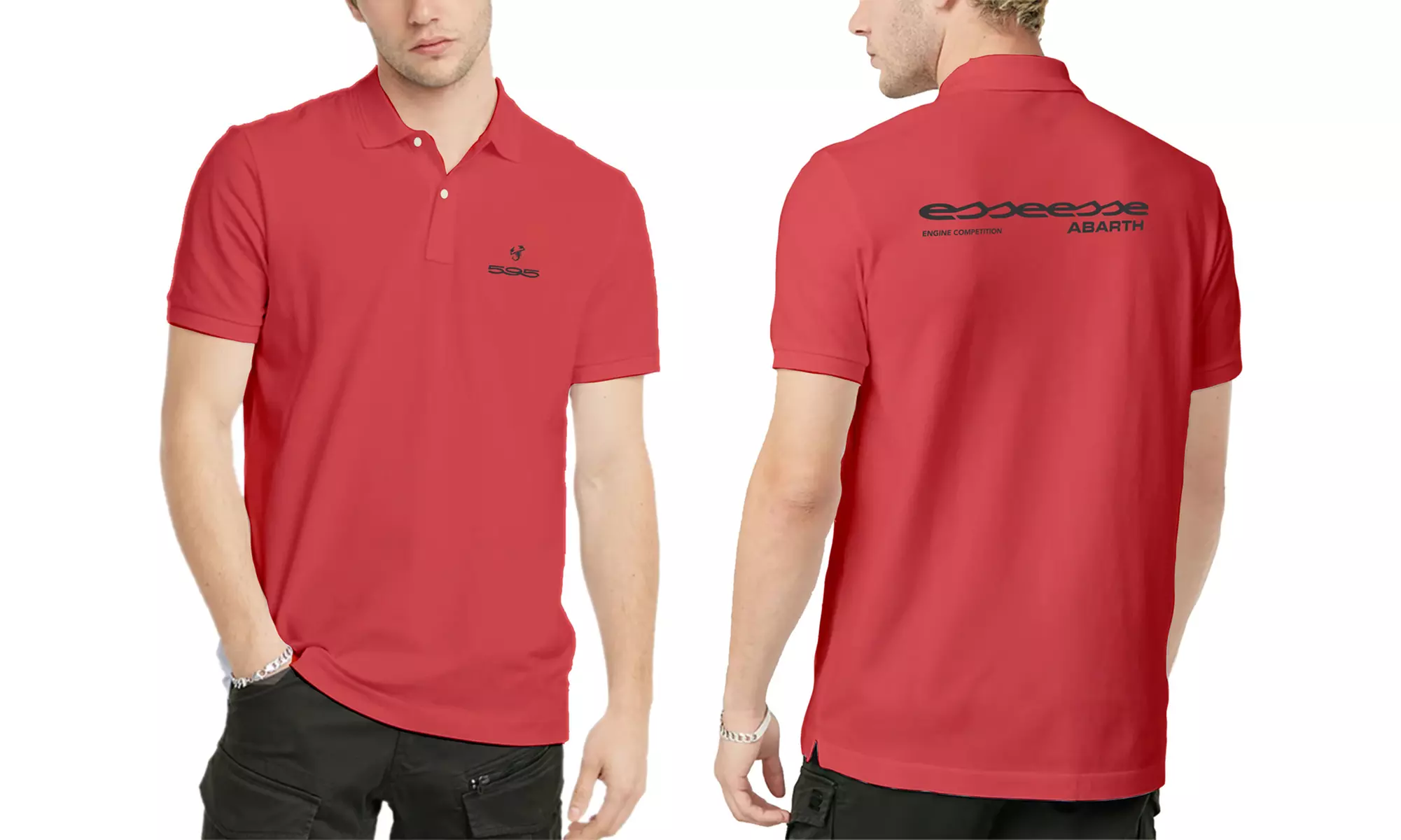 Abarth katoenen polo