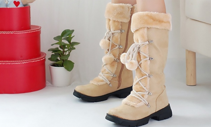 Image 3: Botas de nieve para mujer