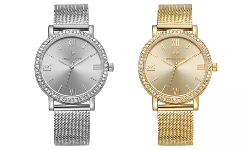 Image 15: Montre ornée de cristaux Swarovski®