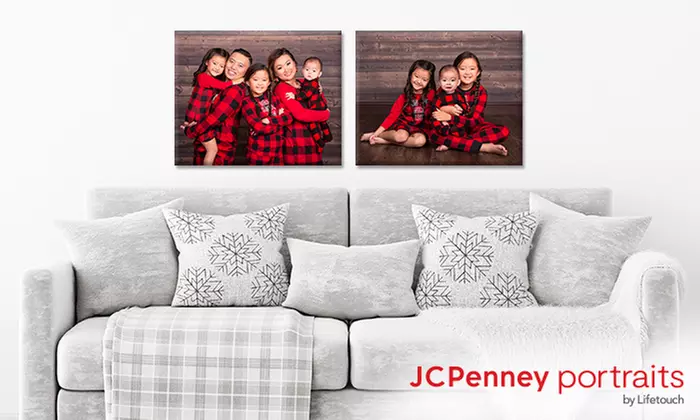 Professional In-Studio Photo Shoot & Canvas Print or Canvas Print at JCPenney Portraits (Up to 85% Off)  - Primary Image