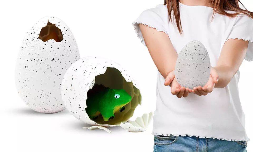 1 ou 2 lots de grand dinosaure en croissance et œuf d'Alien assortis - Primary Image