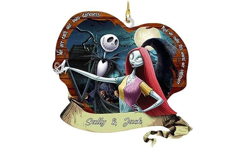 Image 11: Nightmare Before Christmas Inspired Christmas Tree Hanging Ornaments