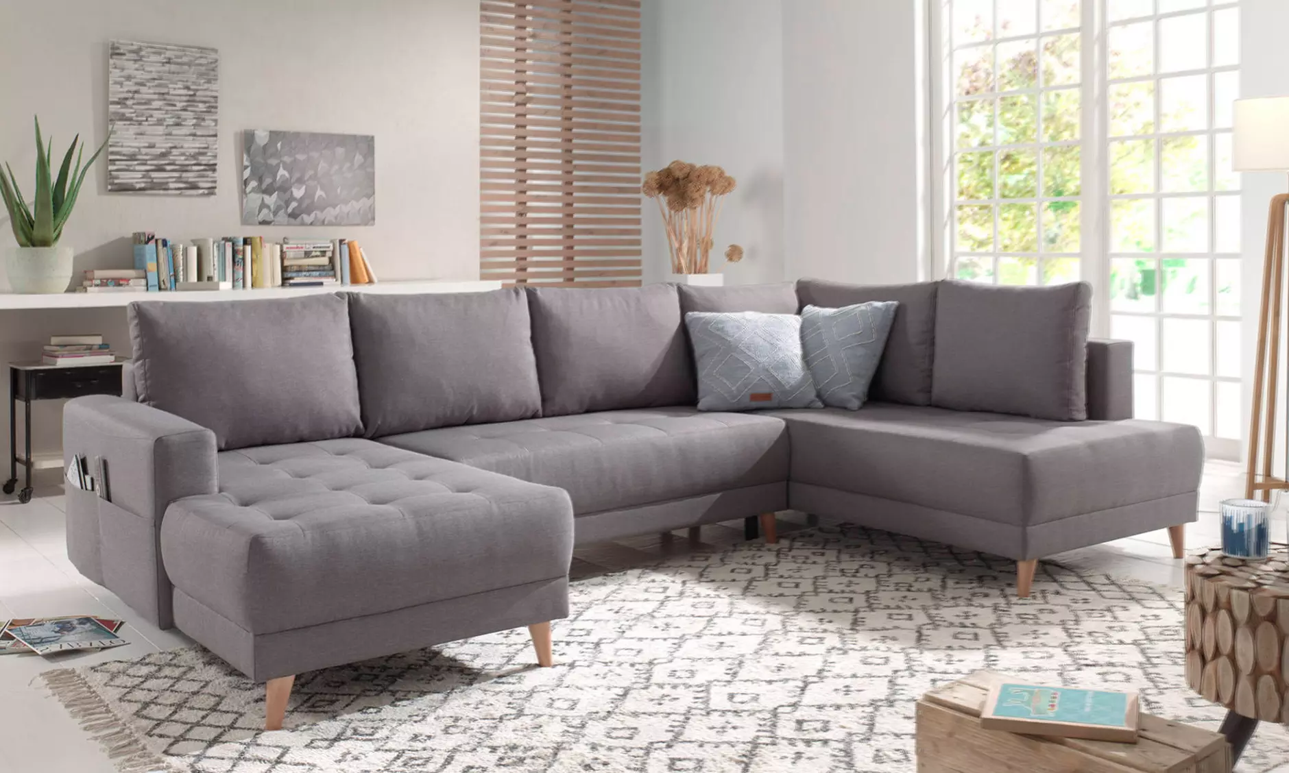 Canapé panoramique convertible scandinave Ivar, livraison offerte - Primary Image