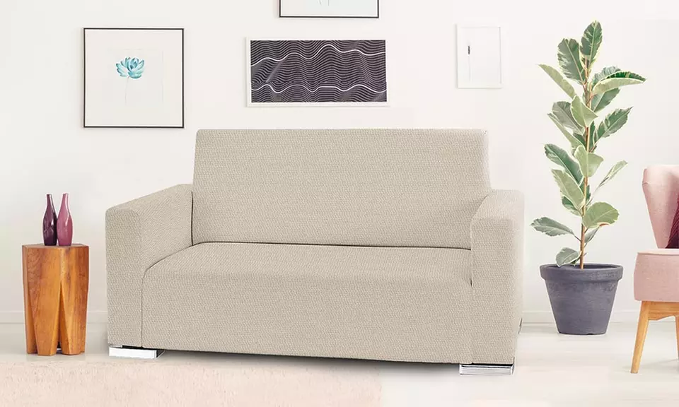 Housse de canapé extensible imperméable avec accoudoirs