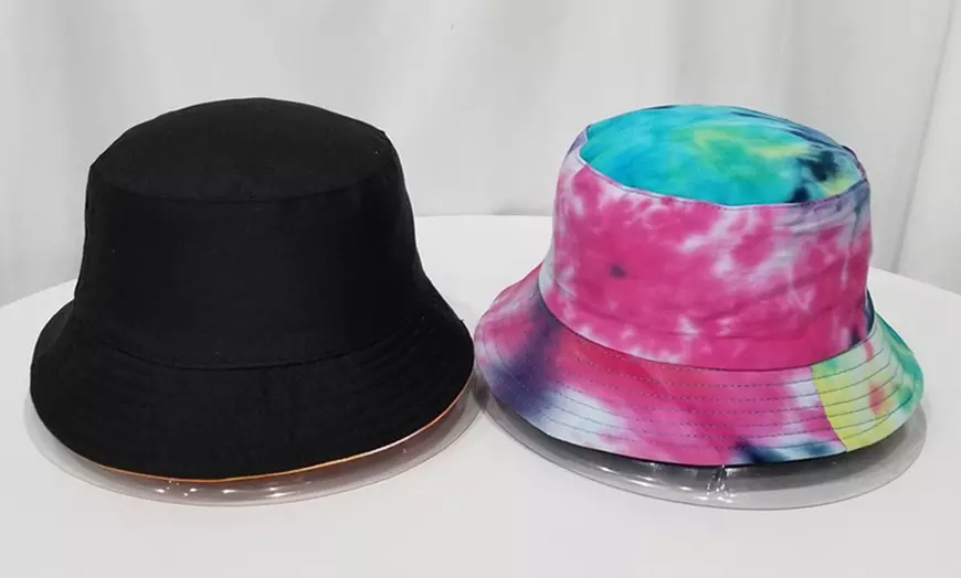 Image 4: Tie-Dye Reversible Bucket Hat