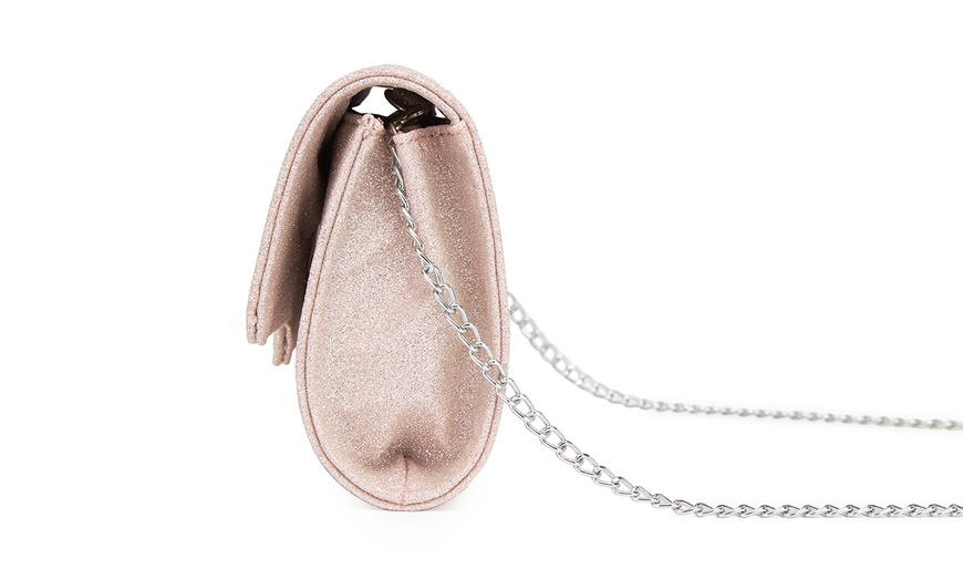 Image 15: Miss Lulu Crystal-Embellished Evening Clutch