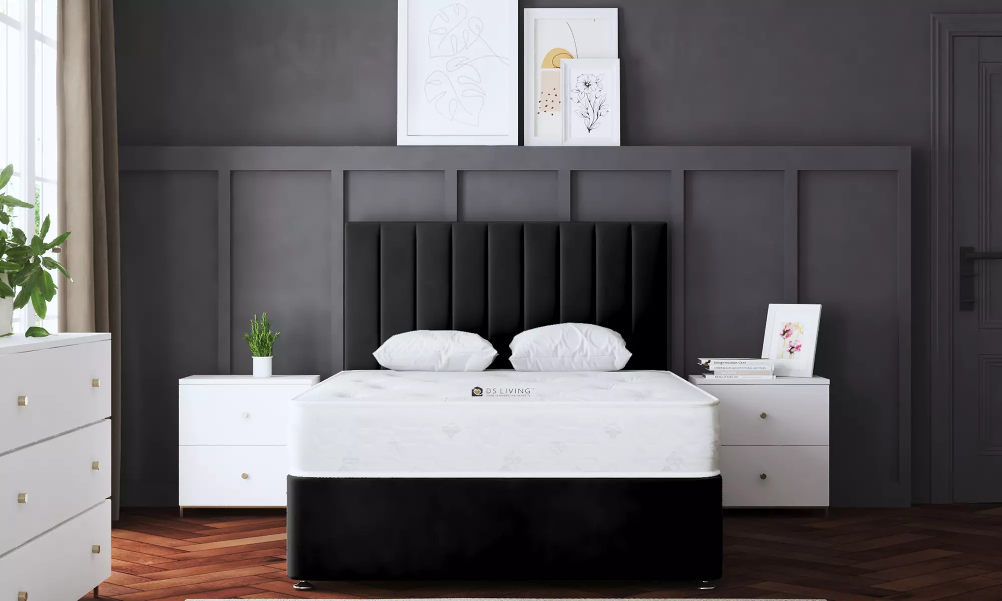 Amelia Panel Divan Bed