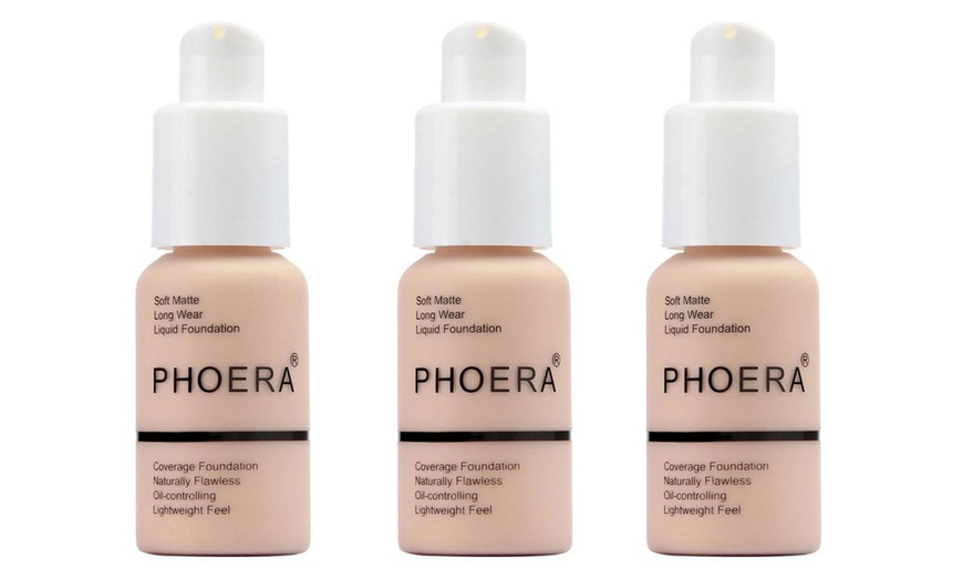 Image 13: Phoera Full Coverage Make-Up Foundation 30ml