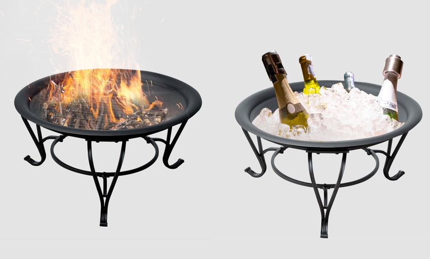 Image 5: Outsunny Metal Firepit Bowl