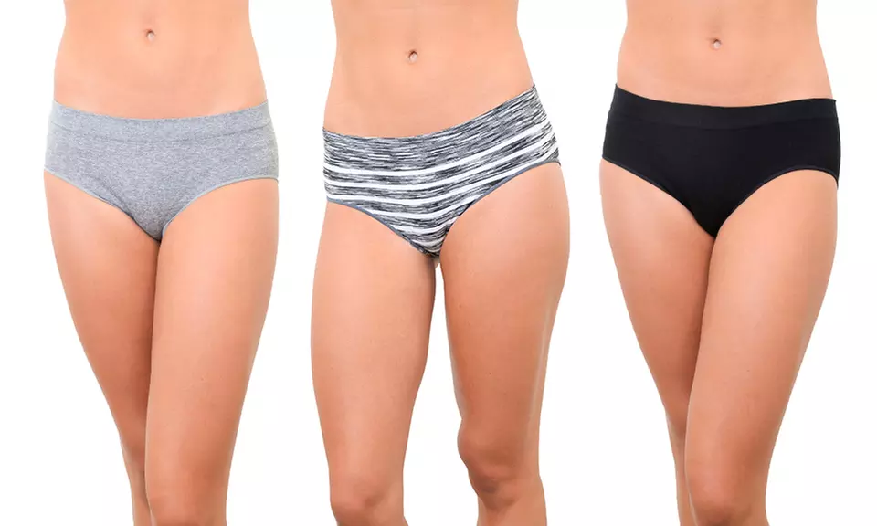Layer 8 Women's Everyday Seamless Modern Briefs (3-Pack) - Primary Image