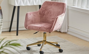 Velvet Padded Adjustable Armchair