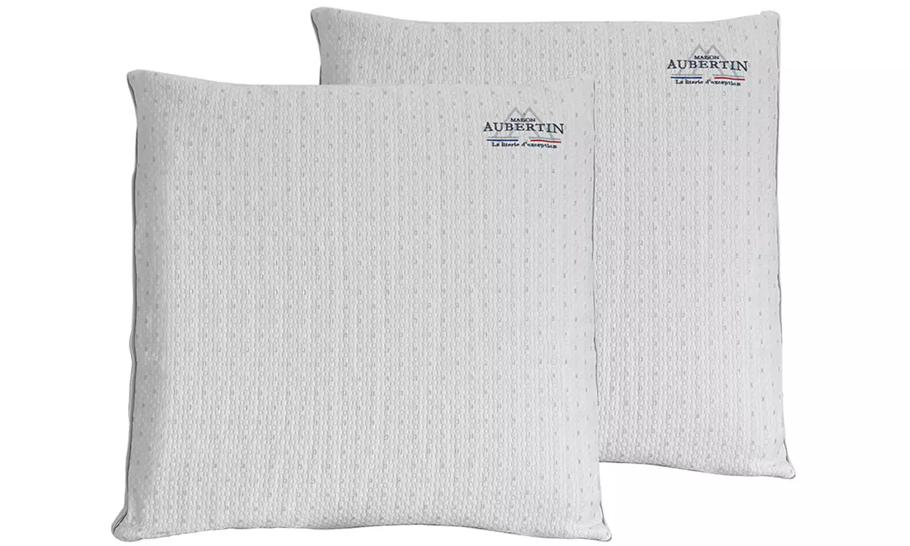 Oreiller "Malva" avec mousse HR et extrait de fleurs de guimauve