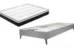 Matelas "Black Diamond" mémoire de forme et ressorts ensachés de la marque Sampur avec lit en option, livraison offerte - Second Medium