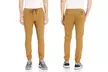 Brooklyn Athletics Men's Zipper Pocket Slim Stretch Twill Jogger Pants (S-2XL) - Image 3