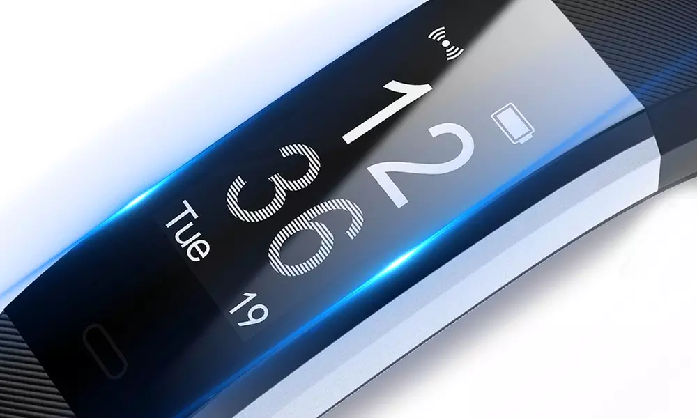 Fitness-Armband mit Herzfrequenz-Messer in der Farbe nach Wahl inkl. Versand - Second Medium