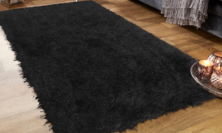 Image 5: Vienna Shimmer Shaggy Rug