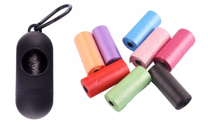 Image 17: Vuilniszakjes met dispenser