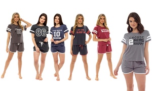 One or Two Two-Piece Varsity Pyjama Sets