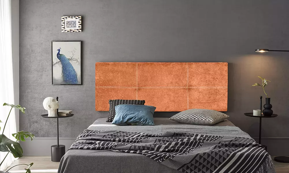 Cabecero Dalia tapizado en tela nido antimanchas Acualine