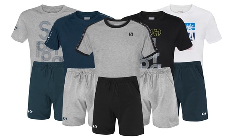 Pantaloncini e T-shirt Superga, disponibili in 3 modelli, 4 taglie e 5 colori