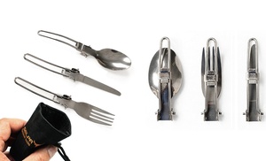 Portable Folding Cutlery Set