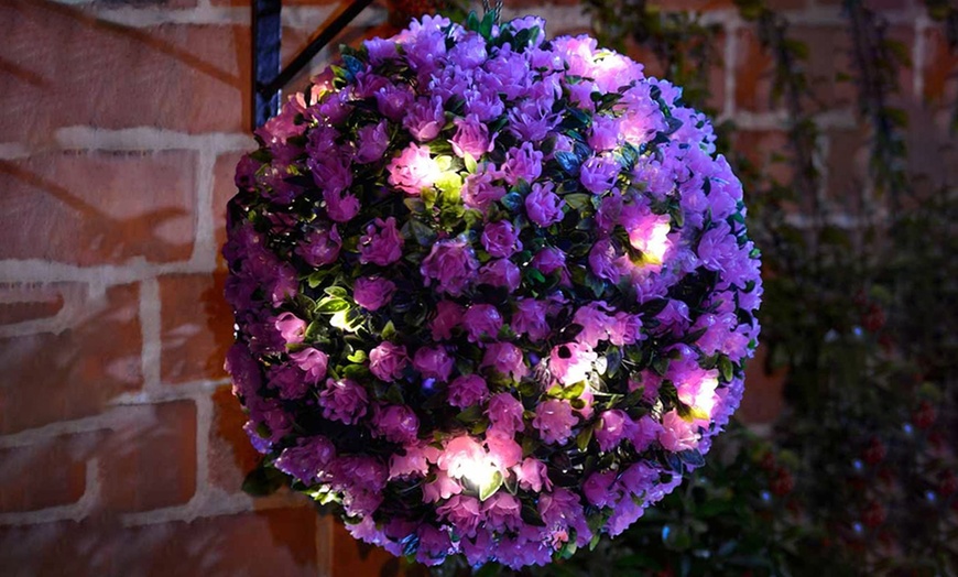 Image 3: Solar Topiary Ball