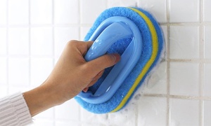 One, Two or Three Plastic Handheld Sponge Cleaning Brushes