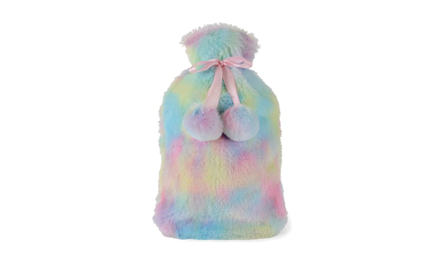 Image 3: Pom Pom Hot Water Bottle