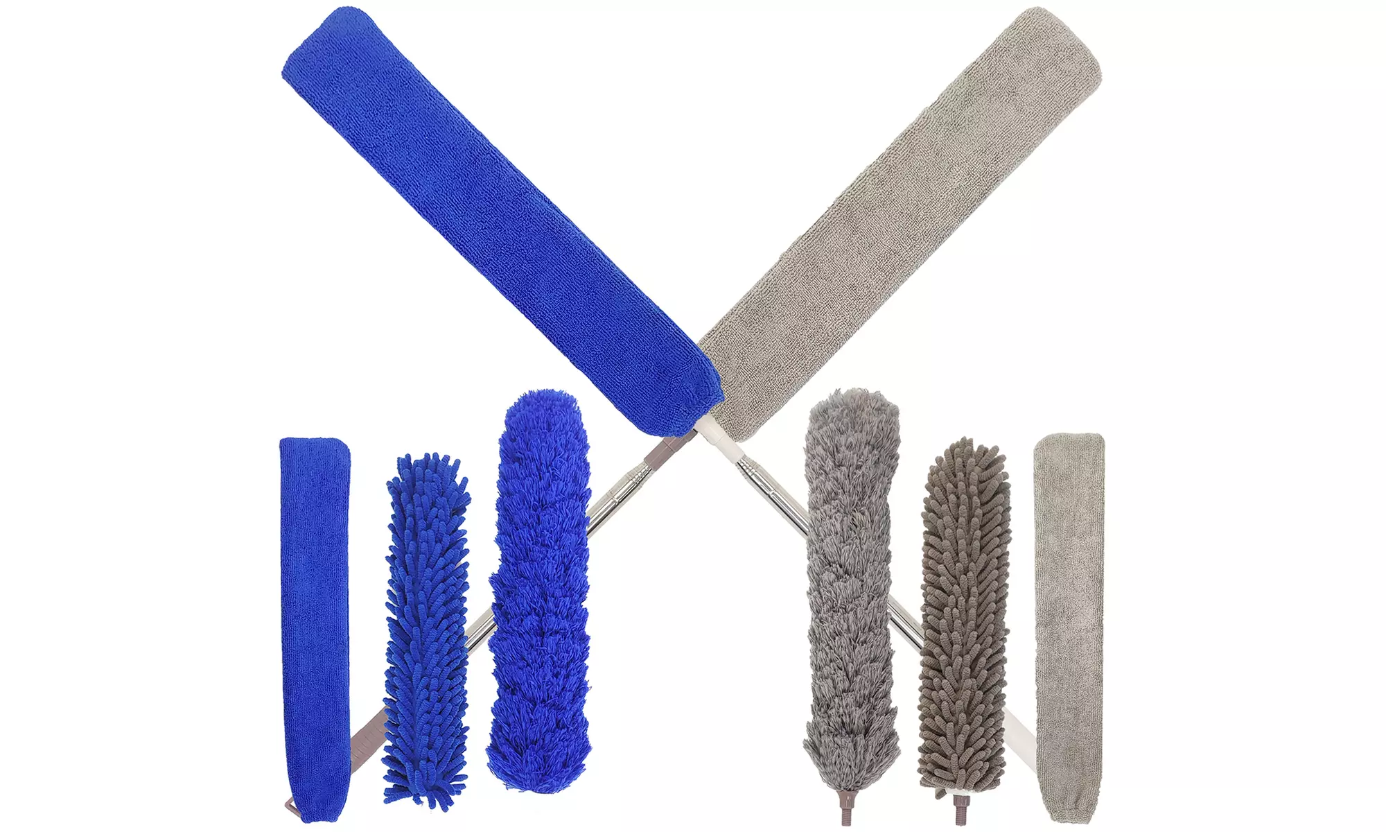 Amos Telescopic 5-Piece Duster Set with Interchangeable Heads