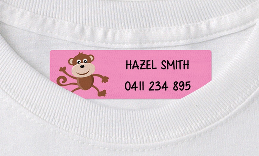 Image 3: Personalised Iron-On Kids Labels