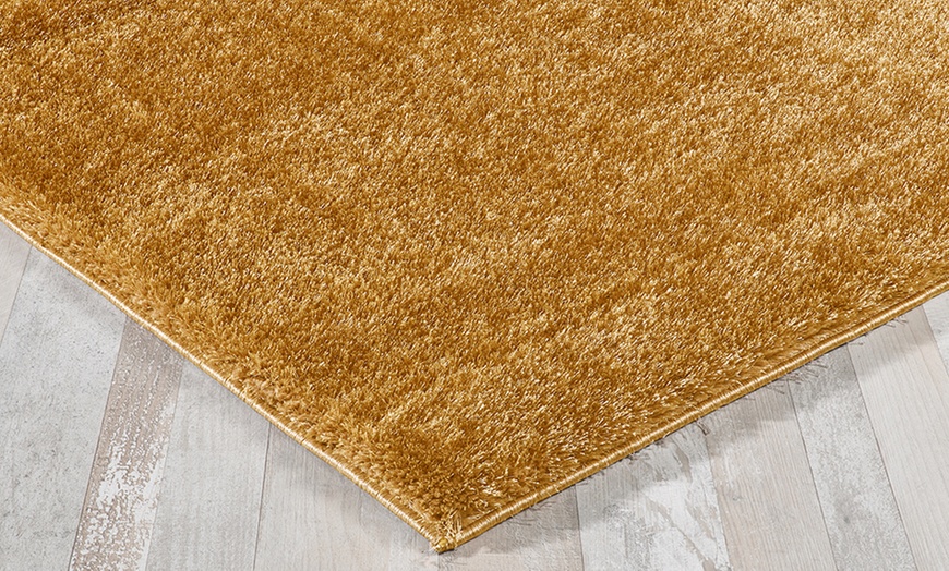 Image 23: Shimmer Soft Shiny Thick Shaggy Rug