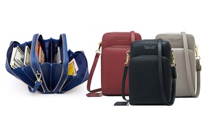 Six-Compartment Crossbody Bag