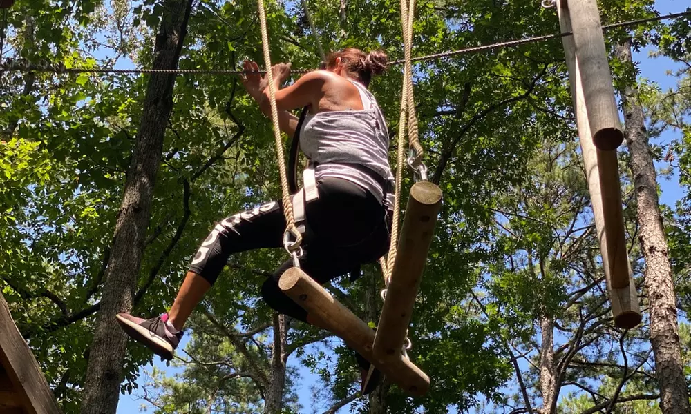 $39 for Five-Course Treetop Challenge Package for One at Carolina Treetop Challenge (13% Value) - Second Medium