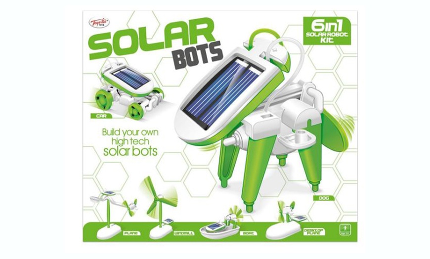 Image 2: 6-in-1 Solar Bots Robo Kit