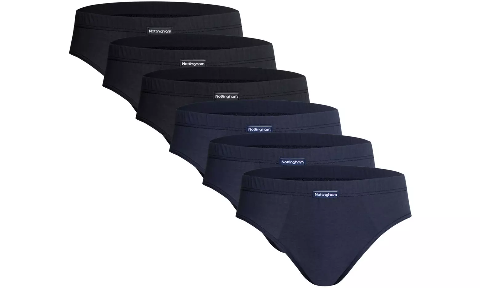 Set da 3, 6 o 12 slip o boxer da uomo Nottingham