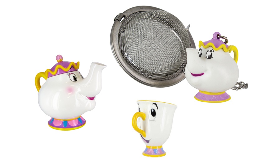 Image 9: Disney Mrs Potts & Chip Tea Set