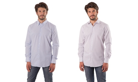 Camicia da uomo in cotone Trussardi Action, disponibile in 2 colori e varie taglie