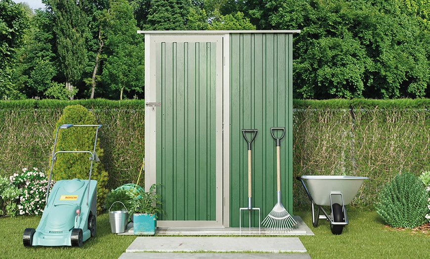 Image 14: Compact Pent Metal Shed